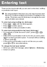 Preview for 18 page of Sony Ericsson J132 User Manual