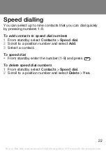 Preview for 22 page of Sony Ericsson J132 User Manual