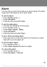 Preview for 26 page of Sony Ericsson J132 User Manual