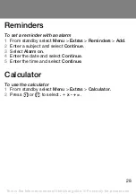 Preview for 28 page of Sony Ericsson J132 User Manual