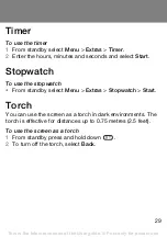 Preview for 29 page of Sony Ericsson J132 User Manual