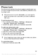 Preview for 35 page of Sony Ericsson J132 User Manual