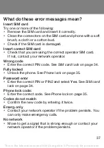 Preview for 37 page of Sony Ericsson J132 User Manual