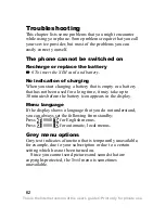 Preview for 63 page of Sony Ericsson J220a User Manual