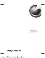 Предварительный просмотр 1 страницы Sony Ericsson J300a User Manual