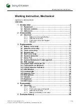 Sony Ericsson K200 Working Instruction, Mechanical preview
