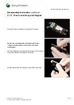 Preview for 8 page of Sony Ericsson K200 Working Instruction, Mechanical