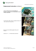 Preview for 14 page of Sony Ericsson K200 Working Instruction, Mechanical