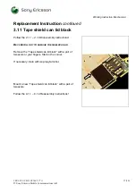 Preview for 17 page of Sony Ericsson K200 Working Instruction, Mechanical