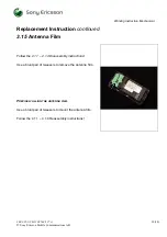 Preview for 20 page of Sony Ericsson K200 Working Instruction, Mechanical