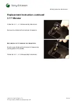 Preview for 22 page of Sony Ericsson K200 Working Instruction, Mechanical