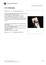 Preview for 24 page of Sony Ericsson K200 Working Instruction, Mechanical