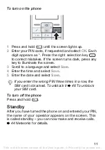 Предварительный просмотр 11 страницы Sony Ericsson K200i User Manual