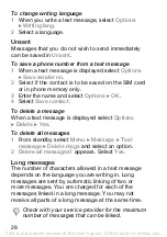 Предварительный просмотр 28 страницы Sony Ericsson K200i User Manual