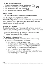 Preview for 20 page of Sony Ericsson K220c User Manual