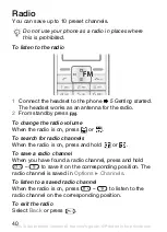 Preview for 40 page of Sony Ericsson K220c User Manual