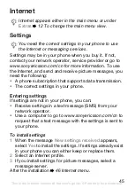 Preview for 45 page of Sony Ericsson K220c User Manual