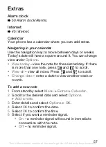 Preview for 57 page of Sony Ericsson K220c User Manual