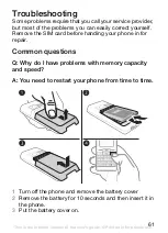 Preview for 61 page of Sony Ericsson K220c User Manual