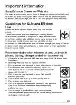 Preview for 69 page of Sony Ericsson K220c User Manual