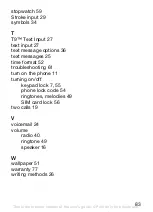 Preview for 83 page of Sony Ericsson K220c User Manual