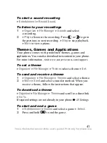 Preview for 42 page of Sony Ericsson K310a User Manual