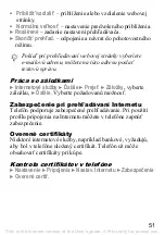 Preview for 52 page of Sony Ericsson K320 (Slovakian) Uživatelská Příručka