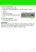 Предварительный просмотр 5 страницы Sony Ericsson K330 User Manual