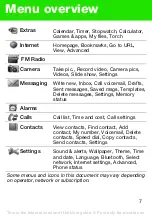 Предварительный просмотр 7 страницы Sony Ericsson K330 User Manual