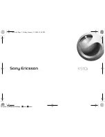 Sony Ericsson K510i User Manual preview