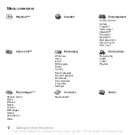 Preview for 12 page of Sony Ericsson K550 User Manual