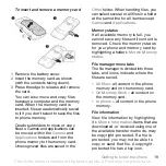 Preview for 19 page of Sony Ericsson K550 User Manual