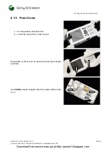 Предварительный просмотр 58 страницы Sony Ericsson K550c Working Instruction, Mechanical