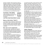 Preview for 88 page of Sony Ericsson K610 User Manual