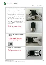 Предварительный просмотр 16 страницы Sony Ericsson K700c Working Instruction, Mechanical