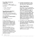 Preview for 8 page of Sony Ericsson K800i (French) Manual De L'Utilisateur