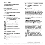 Preview for 17 page of Sony Ericsson K800i (French) Manual De L'Utilisateur