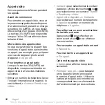 Preview for 26 page of Sony Ericsson K800i (French) Manual De L'Utilisateur