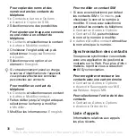 Preview for 30 page of Sony Ericsson K800i (French) Manual De L'Utilisateur