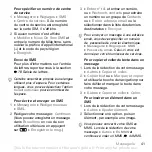 Preview for 41 page of Sony Ericsson K800i (French) Manual De L'Utilisateur