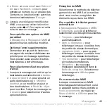 Preview for 45 page of Sony Ericsson K800i (French) Manual De L'Utilisateur