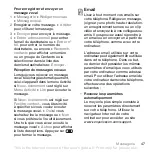 Preview for 47 page of Sony Ericsson K800i (French) Manual De L'Utilisateur