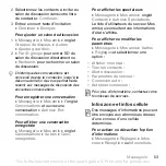 Preview for 53 page of Sony Ericsson K800i (French) Manual De L'Utilisateur