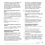 Preview for 59 page of Sony Ericsson K800i (French) Manual De L'Utilisateur