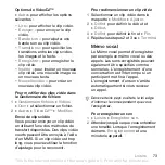 Preview for 73 page of Sony Ericsson K800i (French) Manual De L'Utilisateur