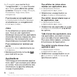 Preview for 74 page of Sony Ericsson K800i (French) Manual De L'Utilisateur