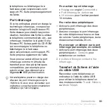 Preview for 85 page of Sony Ericsson K800i (French) Manual De L'Utilisateur