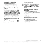 Preview for 97 page of Sony Ericsson K800i (French) Manual De L'Utilisateur