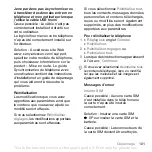 Preview for 101 page of Sony Ericsson K800i (French) Manual De L'Utilisateur