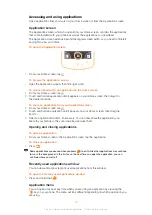 Preview for 19 page of Sony Ericsson Live with Walkmantrade Extended User Manual